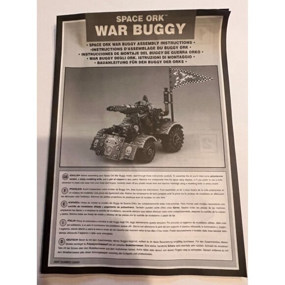 Warhammer 40K Space Ork War Buggy Model Kit 1996 Citadel Miniatures Complete - Picture 7 of 12